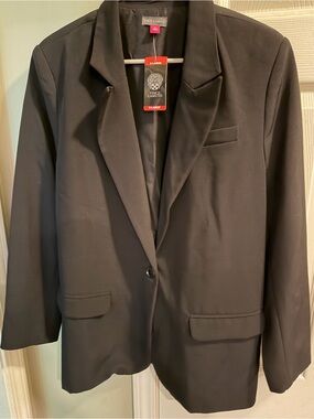 🖤 NWT Vince Camuto Classic Black Open-Front Blazer - XL